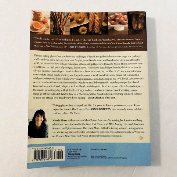 Gluten-Free On A Shoestring Bakes Bread By Nicole Hunn 2013 Trade Paperback - Picture 2 of 9